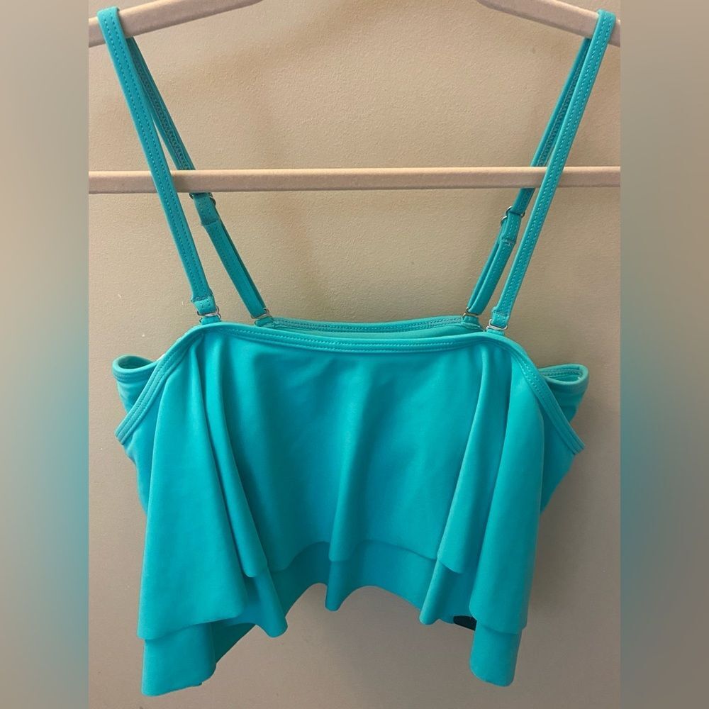 Tempt Me Teal Spaghetti Strap Bikini Top Women's Sz XS NWT